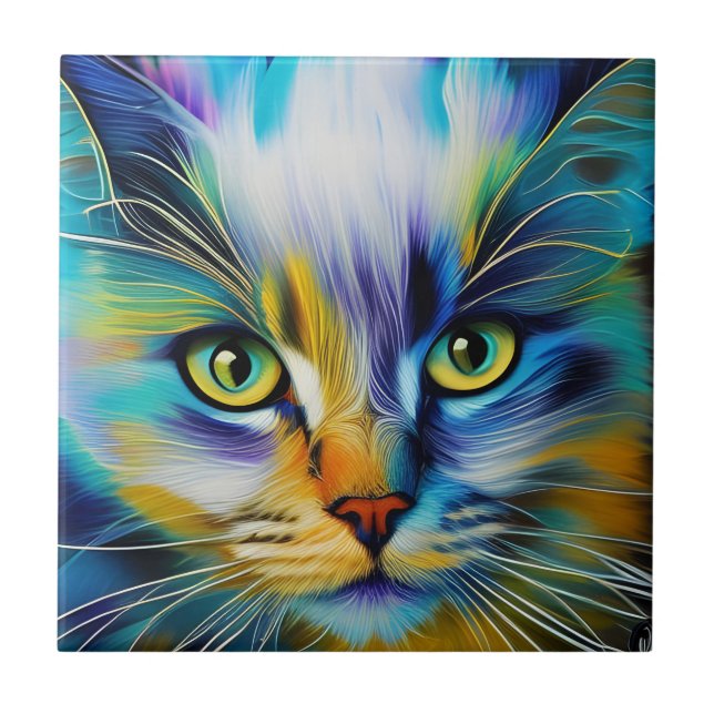 Feche um Cristóvão Siamês Colorido (Frente)