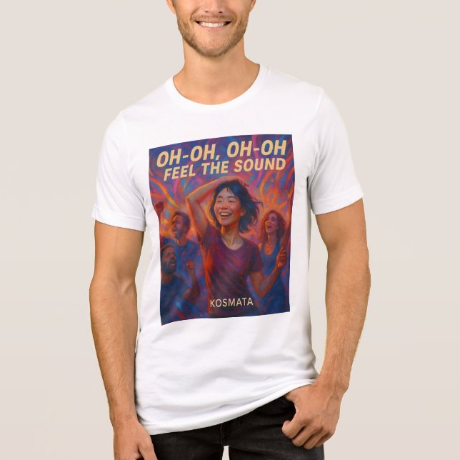 Feel the Sound - T-Shirt Herren (Frente)