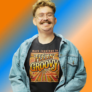 Feelin Groovy Personalizado Retro 70s Vintage