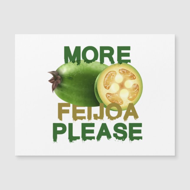 FEIJOA FRUTA! PRESENTE BONITA PARA AMANTES RARAMEN (Frente)