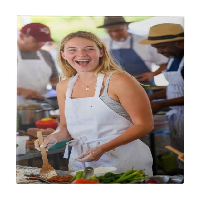 Feira de Cozinha Personalizar Foto (Frente)