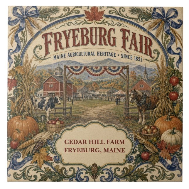 Feira Personalizada de Fryeburg Desde 1851 Maine (Frente)