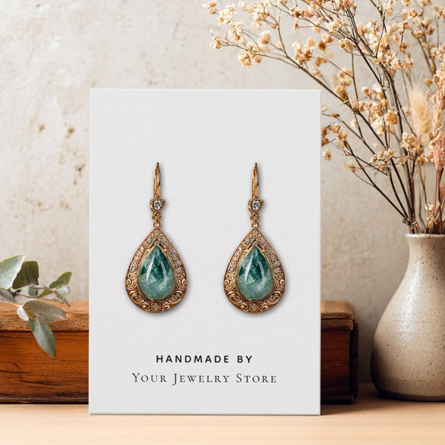 Feita à mão ao ouvir Cartões de visitas (Criador carregado)