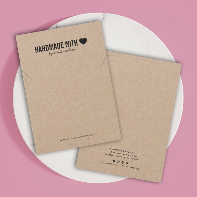 Feita à mão com a placa de vídeo do Kraft Necklace (Criador carregado)