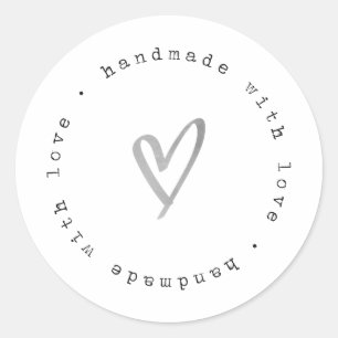 Feita À Mão Com Adesivos De Amor