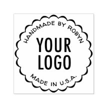 Feita à mão por carimbo de autoimpressão com logot