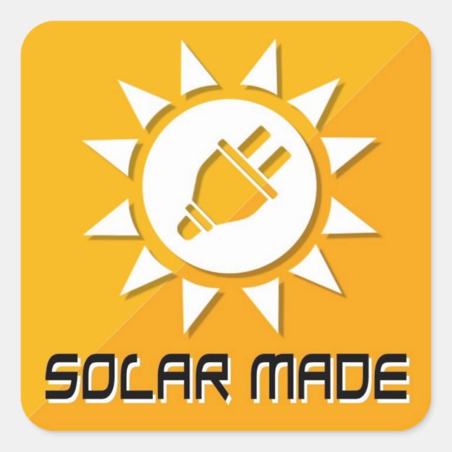 Feita Com Adesivos Solares (Frente)