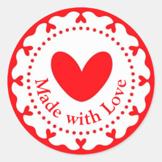 Feita Com Amor Etiqueta Homemade