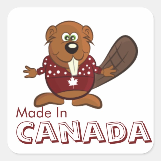 Feitas com adesivos do Canadá (Frente)