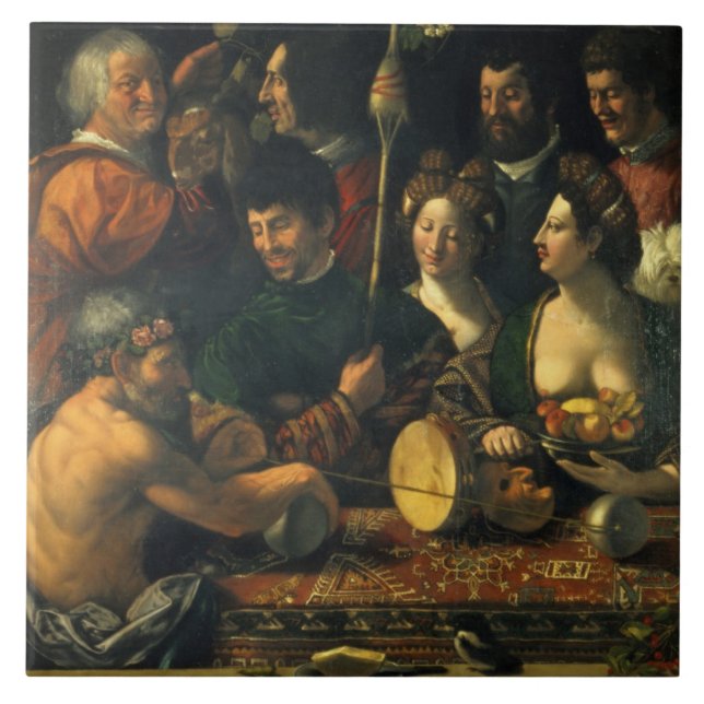 Feitiçaria ou alegoria de Hercules, c.1535 (óleo (Frente)