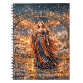 Feiticeira Cósmica – Caderno Espiral de Fantasia