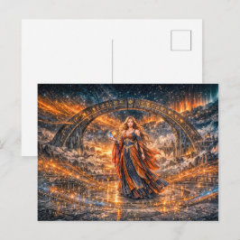 Feiticeira Cósmica – Cartão Postal Fantasia