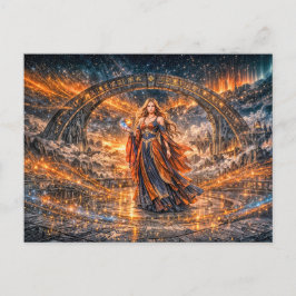 Feiticeira Cósmica – Cartão Postal Fantasia