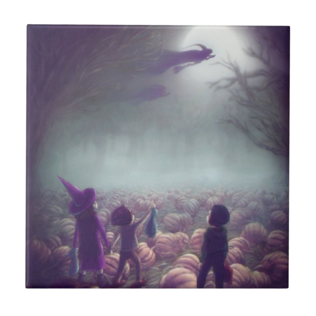 Feiticeiras De Abóbora Voando No Passado Com Truqu (Frente)