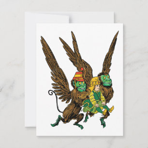 Feiticeiro Vintage de Oz, Dorothy, macacos voadore