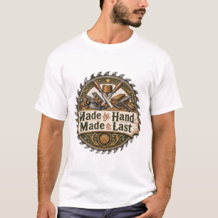 Feito à Mão Feito para Durar Camiseta de Marcenari