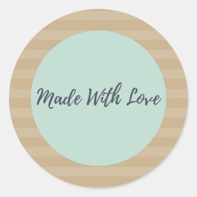 Feito com adesivos de amor (Frente)