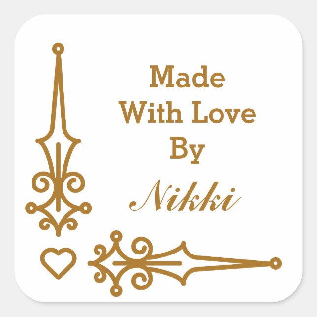 Feito com adesivos de amor (Frente)