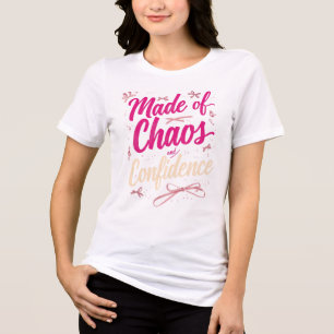 Feito de Caos e Confiança Sassy Rosa