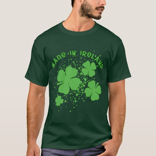 Feito na camisa do dia T de Ireland St Patrick (Frente)