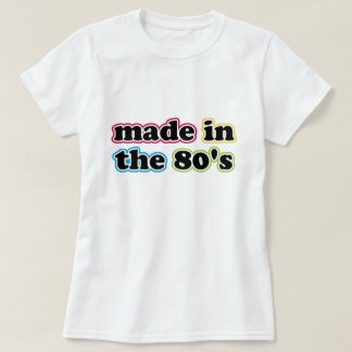 Feito Na Camisa T Da anos 80