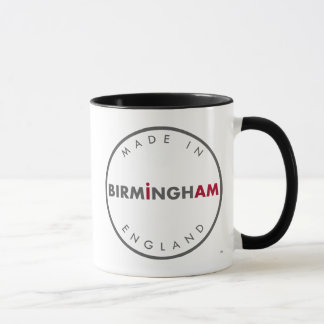 Feito na caneca de Birmingham