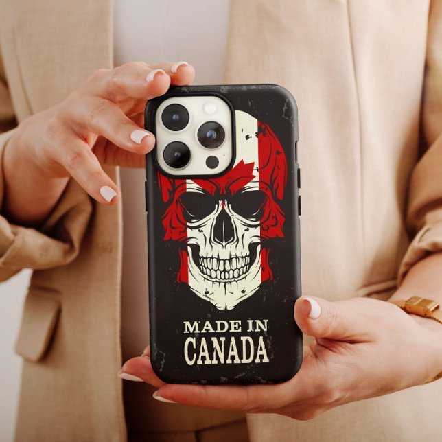 Feito no iPhone do Canadá | Porta-capas de iphone  (Criador carregado)