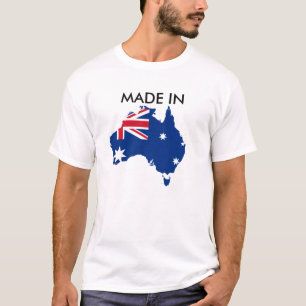 Feito no nascer da camisa de Austrália e no Aussie