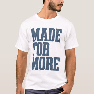 Feito para Mais - Camiseta Cristã Vintage Varsity
