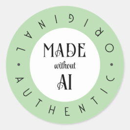 Feito sem adesivos AI