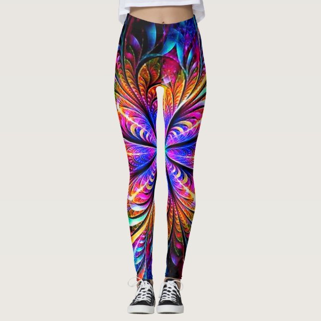 Feito sob medida com cuidado, cada par de leggings (Frente)