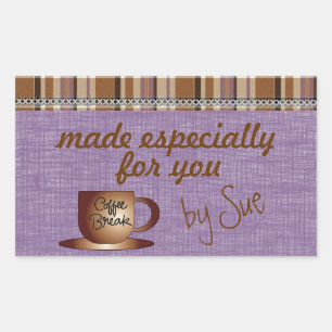 Feito VOCÊ por etiquetas do presente e do deleite