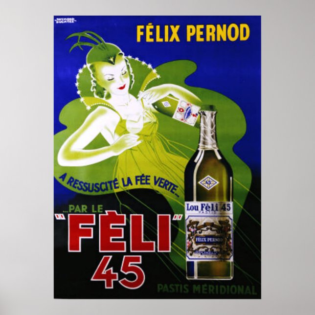FELI 45 ABSINTHE Poster (Frente)