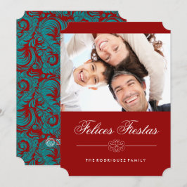 Felices Fiestas Cartões com fotos
