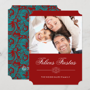 Felices Fiestas Cartões com fotos