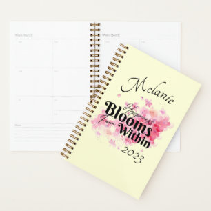 Felicidade Bloomia De Dentro Do Planejador Anual