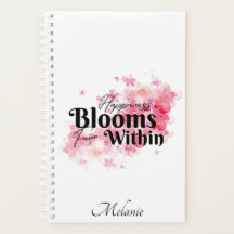 Felicidade Blooms de Dentro do Planejador