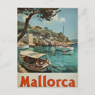 Felicidade Costeira de Maiorca Cartão Postal Antig