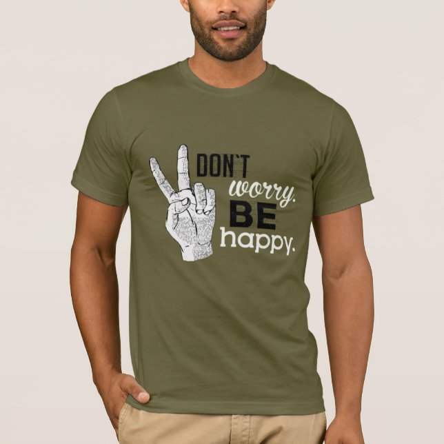 Felicidade é uma camiseta preferida (Frente)