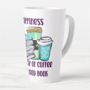 Felicidade É Uma Xícara De Café E Um Bom Livro