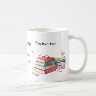 Felicidade É uma Xícara de Café & um Bom Livro Can