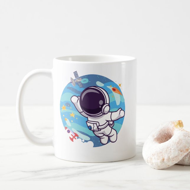 Felicidade em uma caneca (Com Donut)