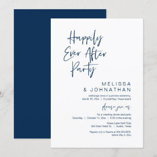 Felicidade Eterna, Convite de Festa de Casamento F