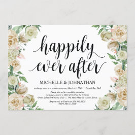 Felicidade eterna, Convite de Recepção de Casament