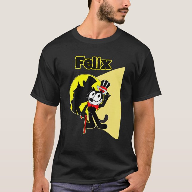 Felix Black-Cat Cartoon Top Hat (Frente)