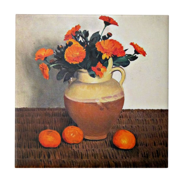 Felix Vallotton art, Marigolds e Tangerines (Frente)
