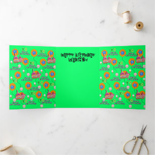 Feliz 10º Cartão de Aniversário, #10 Verde