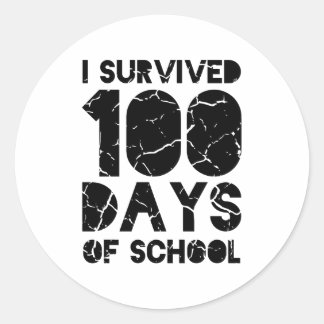 Feliz 100 dias de adesivos escolares