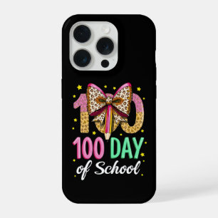 Feliz 100 Dias de Escola Professores Laço Rosa Fof