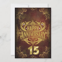 Feliz 15º Aniversário